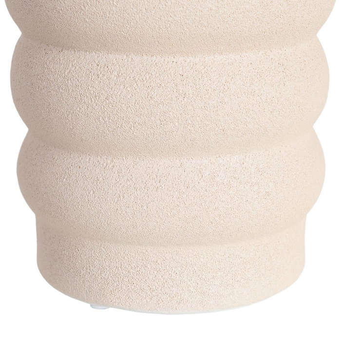 Jarrón Blanco Cerámica Decoración 14 X 14 X 30 cm