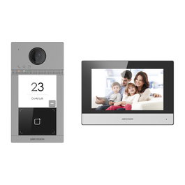 Hikvision DS-KIS604-S(C) Sistema de Video Intercom con Pantalla de 7 Pulgadas