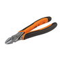 Bahco Alicates de Corte Diagonal Ergo 160 mm Mango Bimaterial Cromado Niquelado Apertura Automática