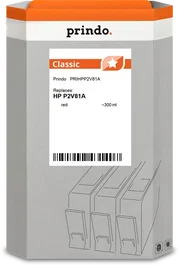 Prindo Cartucho de tinta Rojo PRIHPP2V81A Classic 300ml