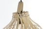 DKD Home Decor Lámpara de Techo de Ratán Sorine Marrón 30x30x29 cm