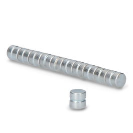 Imán de neodimio Ø5 x 5 mm Calidad N35