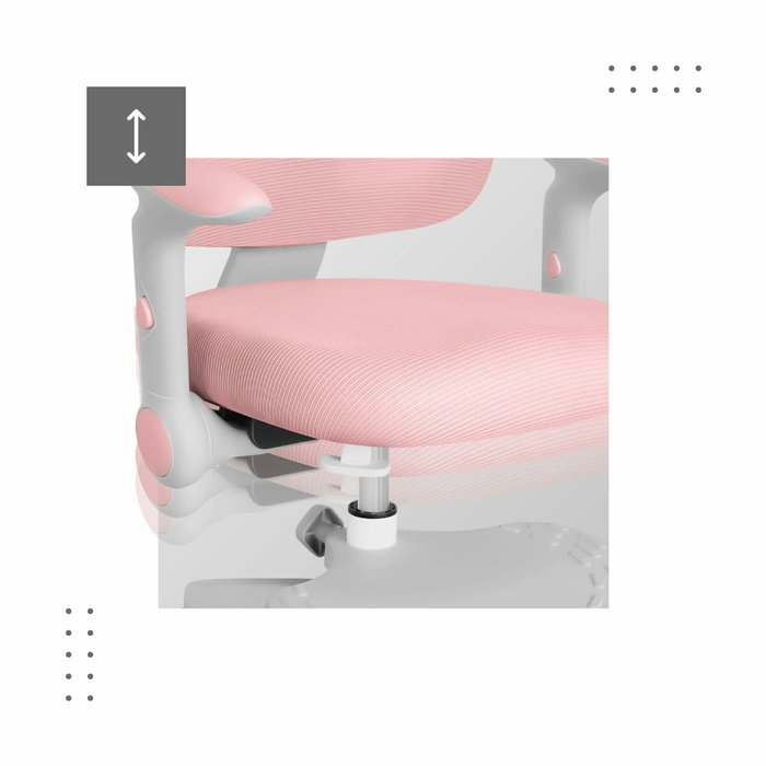 Silla giratoria junior 5.0 rosa