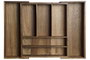 DKD Home Decor Cubertero de Acacia Extensible Natural