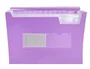 Liderpapel Carpeta Clasificador Fuelle Polipropileno DIN A4 Lavanda Opaco 13 Departamentos
