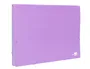Liderpapel Carpeta Clasificadora Fuelle Polipropileno DIN A4 Lavanda Opaco 13 Departamentos