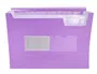 Liderpapel Carpeta Clasificadora Fuelle Polipropileno DIN A4 Lavanda Opaco 13 Departamentos