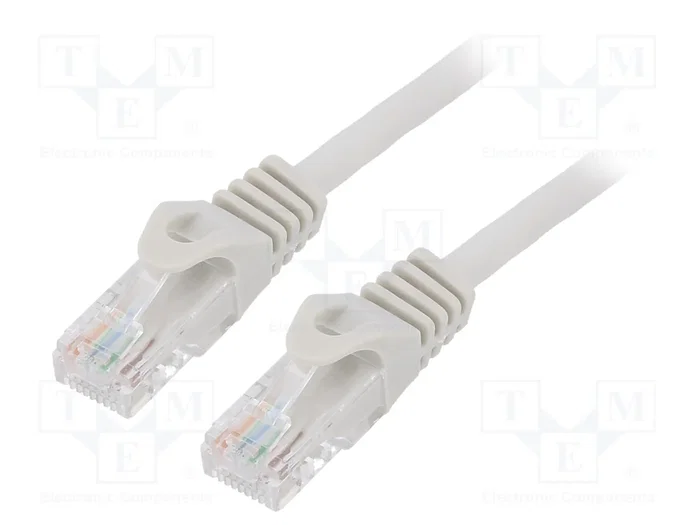 Gembird PP6U-5M Cable de Red Cat6 U/UTP Gris de 5 m