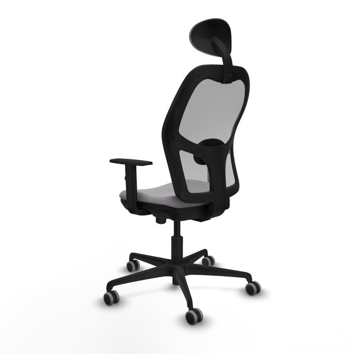 PIQUERAS Y CRESPO Silla de oficina Jorquera Gris con Mecanismo Sincro/Traslack