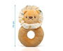 KioKids Sonajero Peluche León para Bebés +0 Meses Material Polyester Suave Juguete Sensorial Desarrollo Auditivo Coordinación Mano