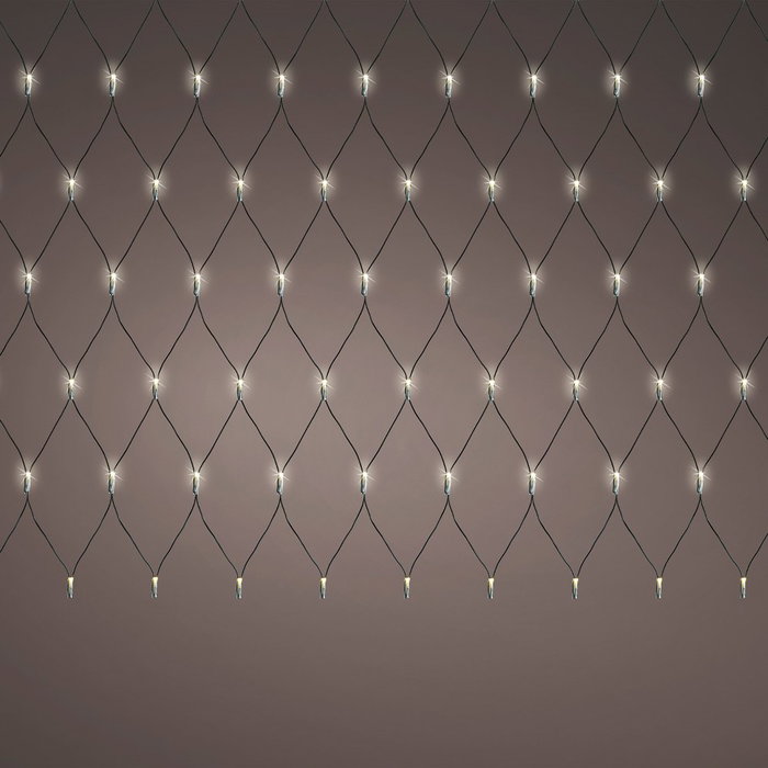 Lumineo Red de luces LED fija exterior, blanco cálido, 2 x 2 m Lumineo Red de luces LED fija exterior, blanco cálido, 2 x 2 m