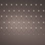 Lumineo Red de luces LED fija exterior, blanco cálido, 2 x 2 m