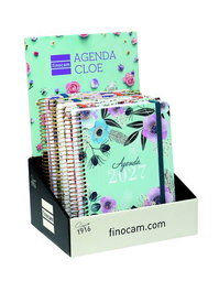 FINOCAM Agenda Anual 2027 Cloe con Tapa Extra y Goma