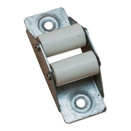 Edm Guia Cinta Persiana Metálica PR11 Acero Acabado Blanco 27x20x65mm