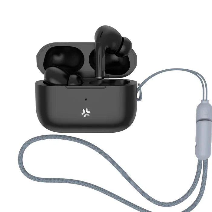 Celly HARMONY Auriculares Inalámbricos TWS con Cancelación Activa de Ruido (ANC), Negro, Carga USB Tipo C, Bluetooth 5.3, 5h Autonomía, para Llamadas y Música