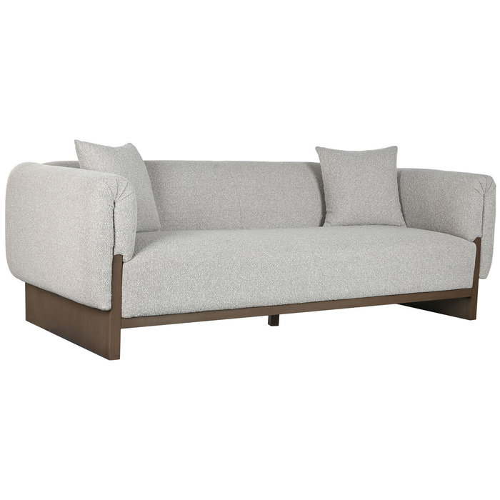 DKD Home Decor Sofá de Madera de Boj y Poliéster en Crudo