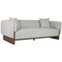 DKD Home Decor Sofá de Madera de Boj y Poliéster en Crudo