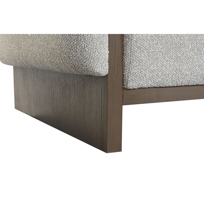 DKD Home Decor Sofá de Madera de Boj y Poliéster en Crudo