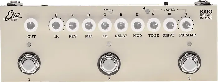 EKO Multi Efectos All In One para Guitarra Eléctrica con USB, Bluetooth y Batería Recargable EKO Multi Efectos All In One para Guitarra Eléctrica con USB, Bluetooth y Batería Recargable