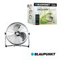 BLAUPUNKT Ventilador Industrial de Pie Cromado, 30 cm y 40W, para Suelo, Enfriador de Aire