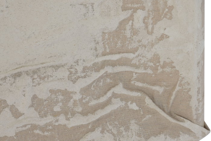 DKD Home Decor Decoración de pared MDF 80x80 Moderno Envejecido Blanco