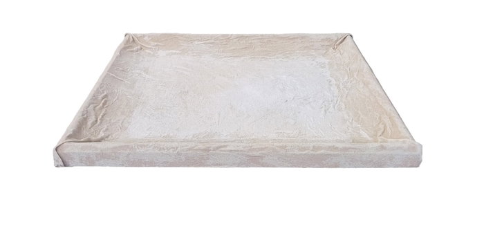 DKD Home Decor Decoración de pared MDF 80x80 Moderno Envejecido Blanco