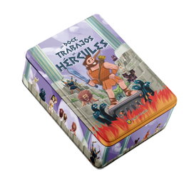 GATO DE HOJALATA, Los doce trabajos de Hércules (Lata+Libro+teatro+personajes)