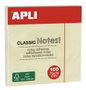 Apli Bloc de notas adhesivas 100h 75x75mm amarillo