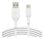 Belkin cab001bt1mwh2pk - Cable USB 2.0 USB-A a USB-C Blanco, Longitud 1 metro, Pack de 2 unidades