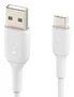 Belkin cab001bt1mwh2pk - Cable USB 2.0 USB-A a USB-C Blanco, Longitud 1 metro, Pack de 2 unidades