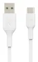 Belkin cab001bt1mwh2pk - Cable USB 2.0 USB-A a USB-C Blanco, Longitud 1 metro, Pack de 2 unidades