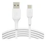 Belkin cab001bt1mwh2pk - Cable USB 2.0 USB-A a USB-C Blanco, Longitud 1 metro, Pack de 2 unidades