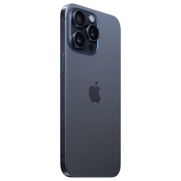 Apple iPhone 15 Pro Max 256GB Blue Titanium, Pantalla Super Retina XDR 6.7", Cámara Triple 48MP, 5G, iOS 17, Resistente al Agua IP68