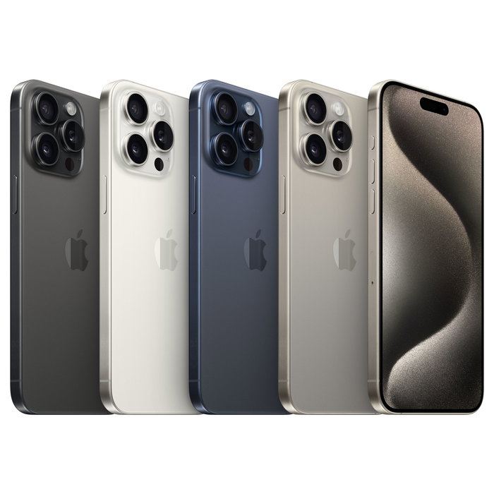 Apple iPhone 15 Pro Max 256GB Blue Titanium, Pantalla Super Retina XDR 6.7", Cámara Triple 48MP, 5G, iOS 17, Resistente al Agua IP68