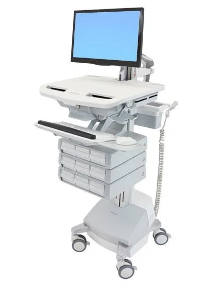 Ergotron StyleView Carro multimedia con brazo LCD y 9 cajones