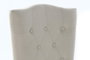 DKD Home Decor Silla Lino Rubberwood Beige