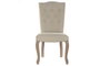 DKD Home Decor Silla Lino Rubberwood Beige