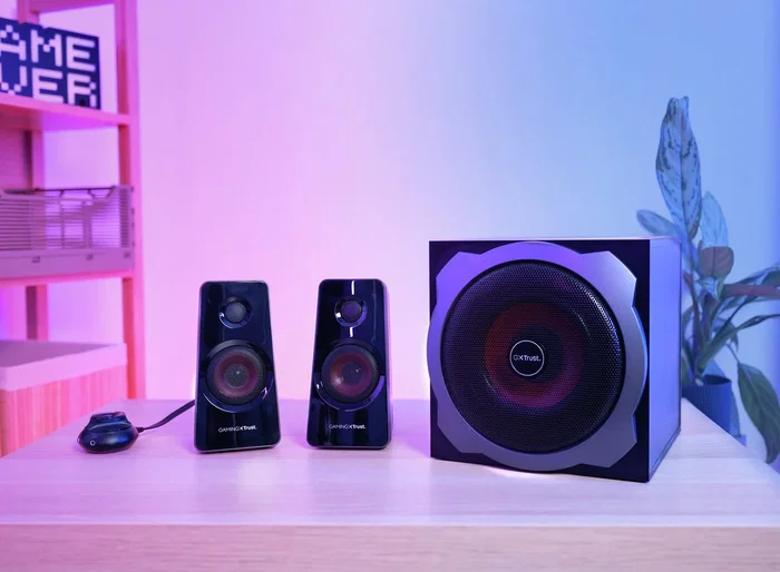 Trust GXT 38 Altavoces Multimedia 2.1 Negro