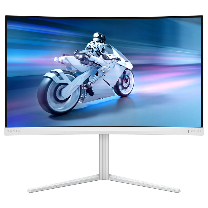 Philips Evnia 27" Monitor Gaming Curvo, 27M2C5501/00, 180Hz, Resolución QHD 2560x1440, 1ms, AMD FreeSync Premium, HDR10, Blanco Philips Evnia 27" Monitor Gaming Curvo, 27M2C5501/00, 180Hz, Resolución QHD 2560x1440, 1ms, AMD FreeSync Premium, HDR10, Blanco