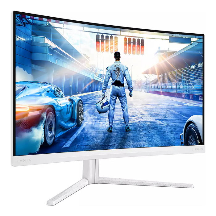 Philips Evnia 27" Monitor Gaming Curvo, 27M2C5501/00, 180Hz, Resolución QHD 2560x1440, 1ms, AMD FreeSync Premium, HDR10, Blanco Philips Evnia 27" Monitor Gaming Curvo, 27M2C5501/00, 180Hz, Resolución QHD 2560x1440, 1ms, AMD FreeSync Premium, HDR10, Blanco