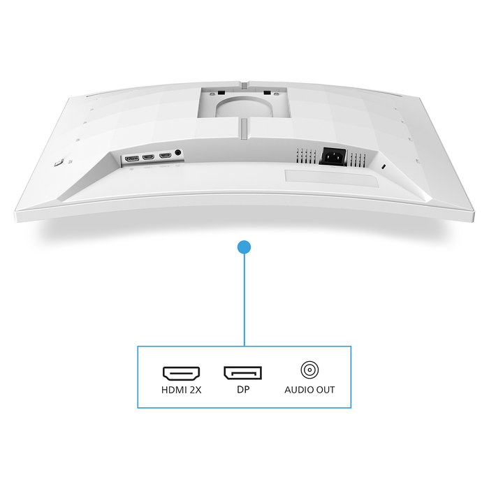 Philips Evnia 27" Monitor Gaming Curvo, 27M2C5501/00, 180Hz, Resolución QHD 2560x1440, 1ms, AMD FreeSync Premium, HDR10, Blanco Philips Evnia 27" Monitor Gaming Curvo, 27M2C5501/00, 180Hz, Resolución QHD 2560x1440, 1ms, AMD FreeSync Premium, HDR10, Blanco