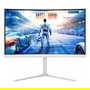 Philips Evnia 27" Monitor Gaming Curvo, 27M2C5501/00, 180Hz, Resolución QHD 2560x1440, 1ms, AMD FreeSync Premium, HDR10, Blanco