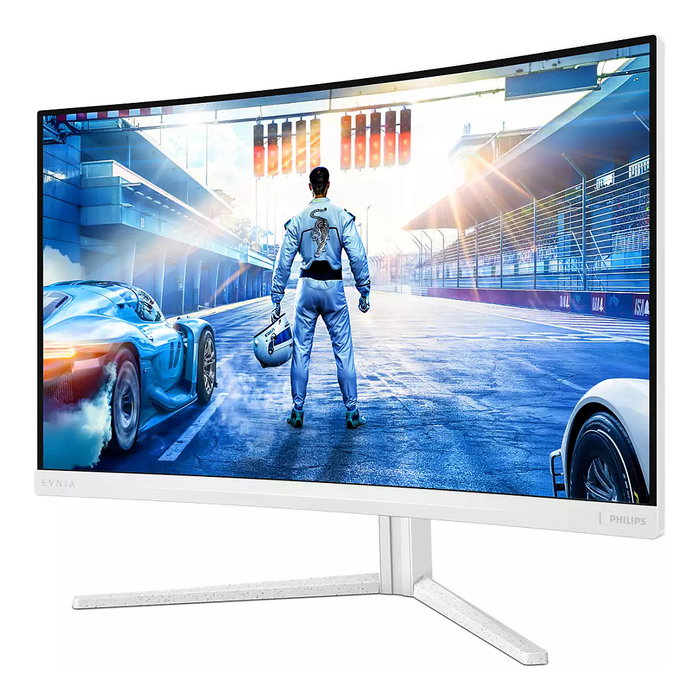 Philips Evnia 27" Monitor Gaming Curvo, 27M2C5501/00, 180Hz, Resolución QHD 2560x1440, 1ms, AMD FreeSync Premium, HDR10, Blanco Philips Evnia 27" Monitor Gaming Curvo, 27M2C5501/00, 180Hz, Resolución QHD 2560x1440, 1ms, AMD FreeSync Premium, HDR10, Blanco