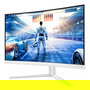 Philips Evnia 27" Monitor Gaming Curvo, 27M2C5501/00, 180Hz, Resolución QHD 2560x1440, 1ms, AMD FreeSync Premium, HDR10, Blanco