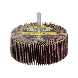 WOLFPACK LINEA PROFESIONAL Abanico de Lija Grano 80 Ø 80 x 30 mm