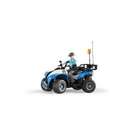 bruder Polizei-Quad mit Polizist und Ausstattung 63010