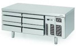 Infrico Mesa Snack Refrigerada con 2 Cajones, Modelo MSG 1600 - 1600x700x650 mm, Elementos para Proyectos