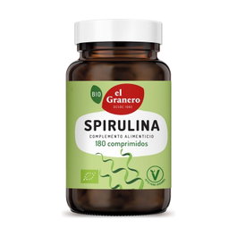El Granero Integral Espirulina Bio 100mg 180 Comprimidos