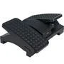 Tooq Reposapiés Ajustable/Inclinable TQFR0605-B Negro 430 x 320 x 105-130 mm