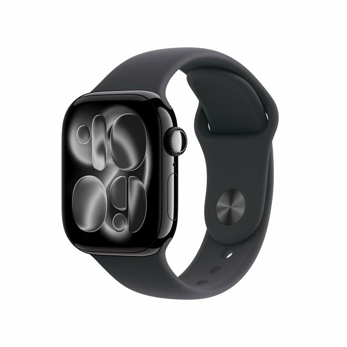 Apple Watch Series 11 42mm Aluminio Negro con Correa Deportiva Negra S/M